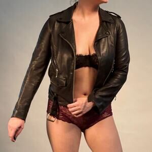 AllSaints Leather Biker Jacket